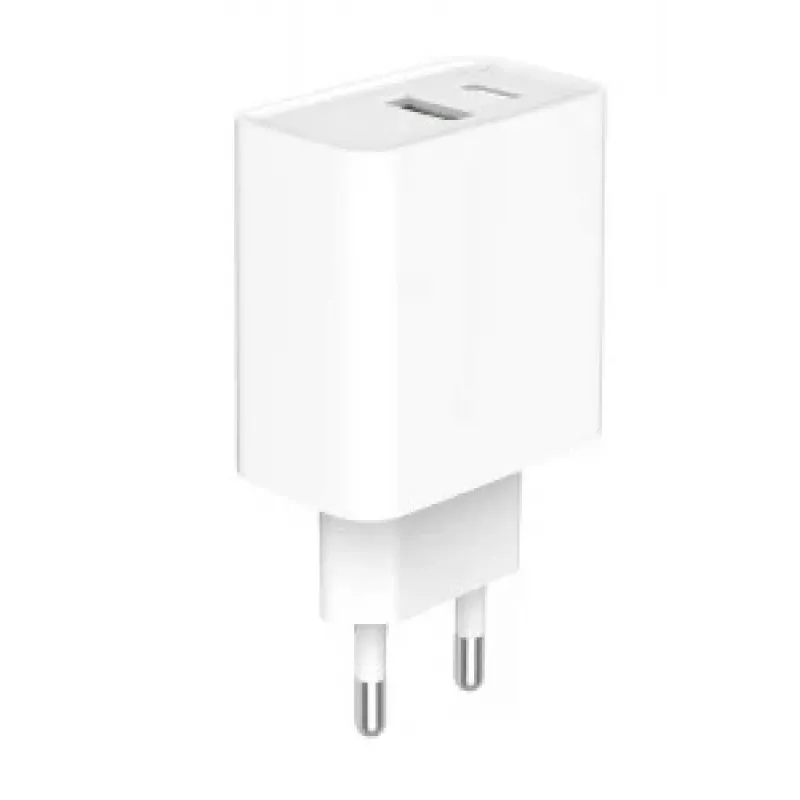 GEMBIRD USB rýchlonabíjačka – Type-A & C 2-portová 20 W – biela
