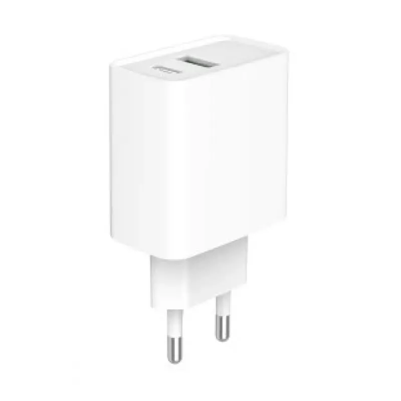 GEMBIRD USB rýchlonabíjačka – Type-A & C 2-portová 20 W – biela