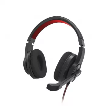 Hama HS-USB400 V2 headset káblový cez hlavu Office/Call center USB Type-A čierna, červená
