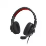 Hama HS-USB400 V2 headset káblový cez hlavu Office/Call center USB Type-A čierna, červená