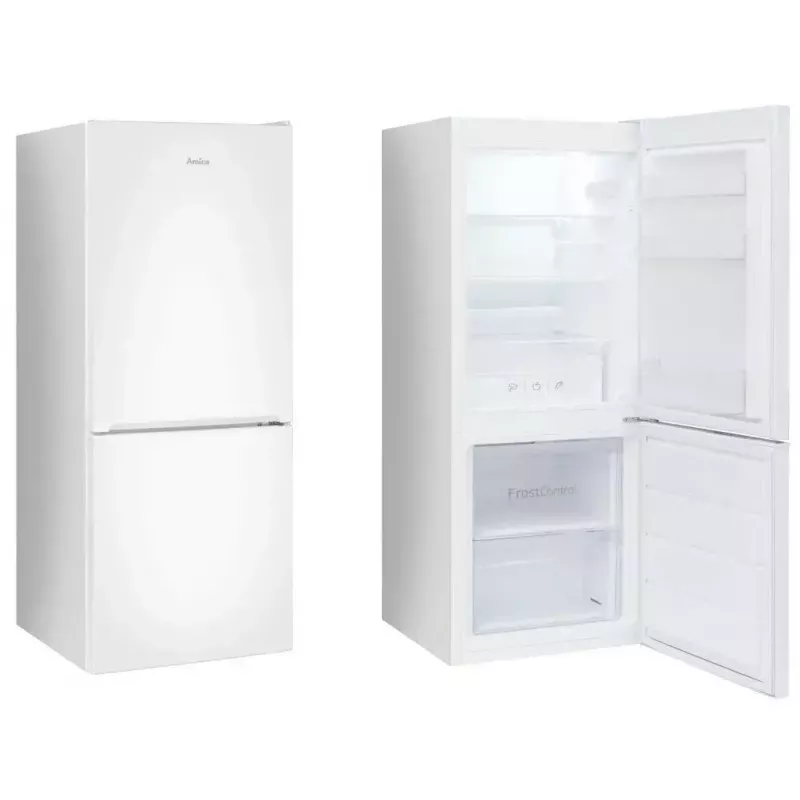 Amica FK1815.4U(E) chladnička s mrazničkou, FrostControl, SlimSize, energetická trieda E
