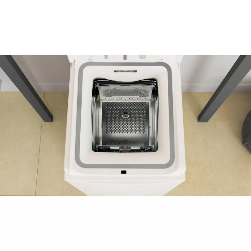 Whirlpool NTDLR 6040S PL/N práčka plnená zhora, 6 kg, 1000 ot./min, 6th Sense, energetická trieda C, biela