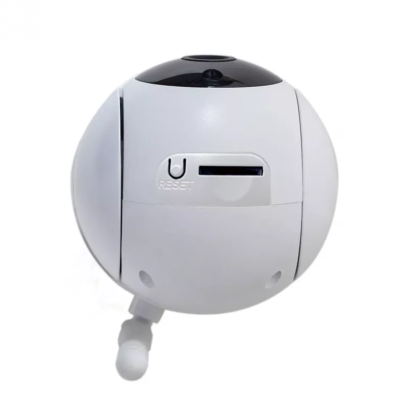 Gembird TSL-CAM-WRHD-02 inteligentná otočná Wi-Fi kamera do interiéru, Full HD 1080p, Tuya, otáčanie o 355°, biela