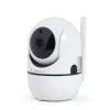 Gembird TSL-CAM-WRHD-02 inteligentná otočná Wi-Fi kamera do interiéru, Full HD 1080p, Tuya, otáčanie o 355°, biela
