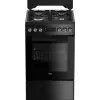 Beko FSE52321DBD sporák voľne stojaci elektrický plynový čierny