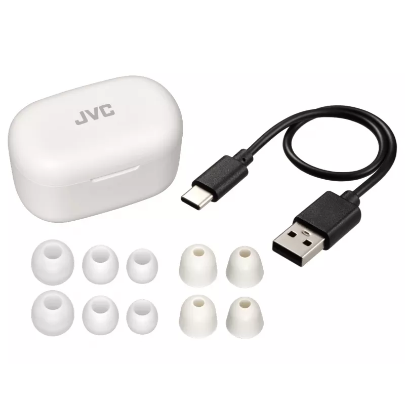JVC HA-A25T headset True Wireless Stereo (TWS) in-ear slúchadlá hovory/hudba Bluetooth biely