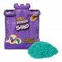 Kinetic Sand, hradová krabica s 454 g tyrkysovým hracím pieskom, nádoba na skladovanie, senzorická hračka pre deti od 3 rokov