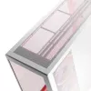 PC skriňa MODECOM Volcano SPACE APEX ARGB MIDI Tower biela – oceľ, bočné okno, ARGB ventilátory, USB-C