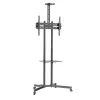 Techly ICA-TR216T mobilný TV vozík pre obrazovky 37–70 palcov (do 177,8 cm), max. 50 kg, 2 police, čierny