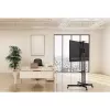 Techly ICA-TR216T mobilný TV vozík pre obrazovky 37–70 palcov (do 177,8 cm), max. 50 kg, 2 police, čierny