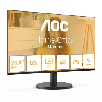 AOC 24B3HA2 počítačový monitor 60,5 cm (23,8 palca) 1920 x 1080 pixelov Full HD LED čierny