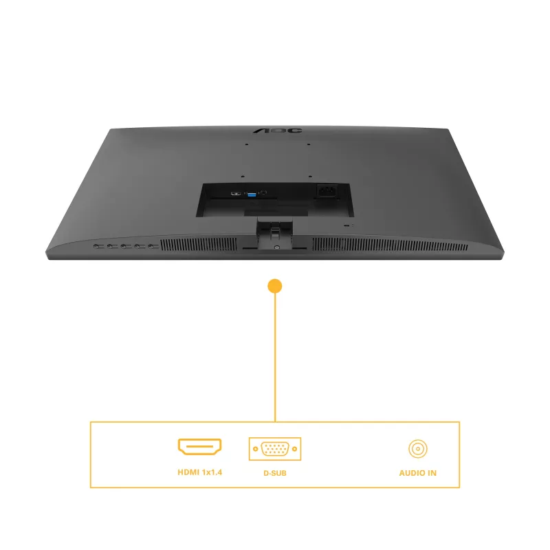 AOC 24B3HA2 počítačový monitor 60,5 cm (23,8 palca) 1920 x 1080 pixelov Full HD LED čierny