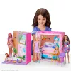 Barbie domček na hranie s bábikou, 4 herné zóny a 11 dekoračných doplnkov