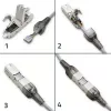 RJ45 konektor bez náradia QOLTEC 54540 CAT6 STP pre tienené ethernetové káble