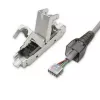 RJ45 konektor bez náradia QOLTEC 54540 CAT6 STP pre tienené ethernetové káble