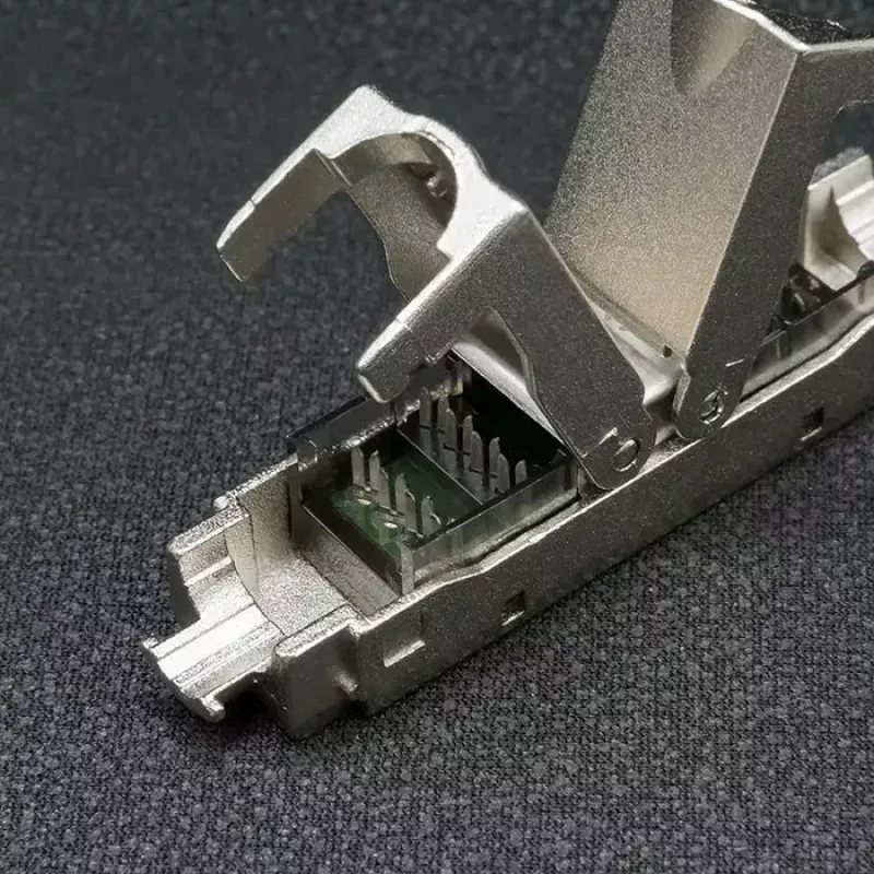 RJ45 konektor bez náradia QOLTEC 54540 CAT6 STP pre tienené ethernetové káble