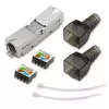 RJ45 konektor bez náradia QOLTEC 54540 CAT6 STP pre tienené ethernetové káble