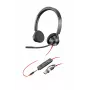 HP Poly Blackwire 3325 stereo USB-C headset +3.5mm konektor +USB-C/A adaptér