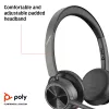 HP Poly Voyager 4320 USB-C headset +BT700 dongle, bezdrôtový, kancelária/call centrum, headset, čierny