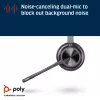 HP Poly Voyager 4320 USB-C headset +BT700 dongle, bezdrôtový, kancelária/call centrum, headset, čierny