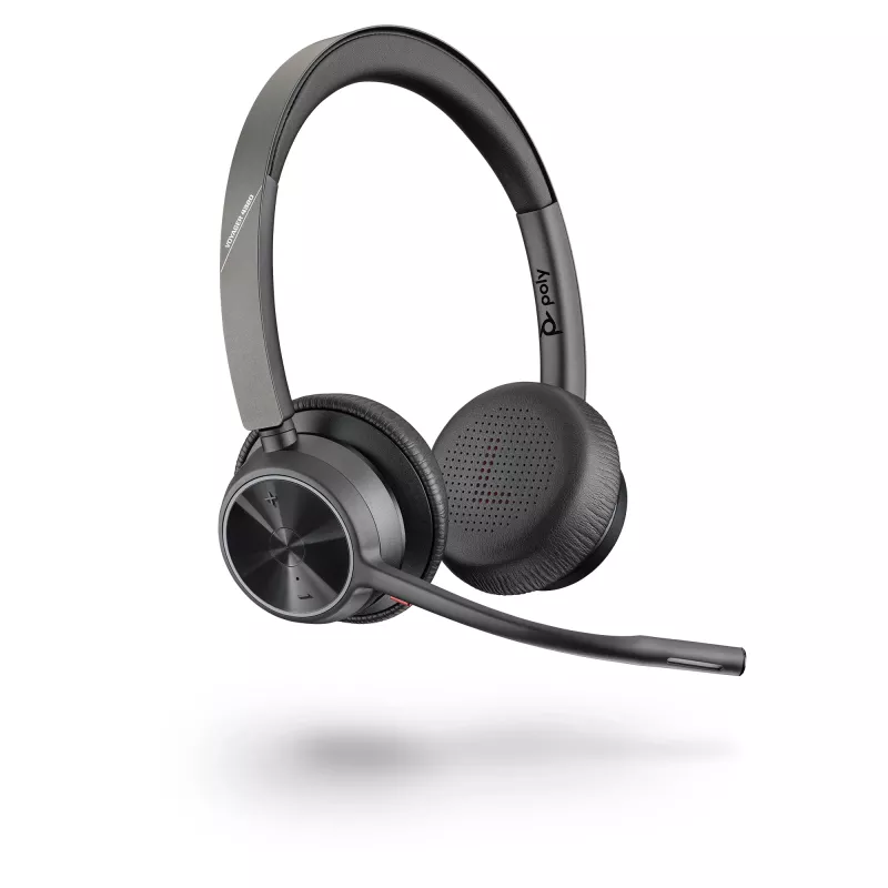HP Poly Voyager 4320 USB-C headset +BT700 dongle, bezdrôtový, kancelária/call centrum, headset, čierny
