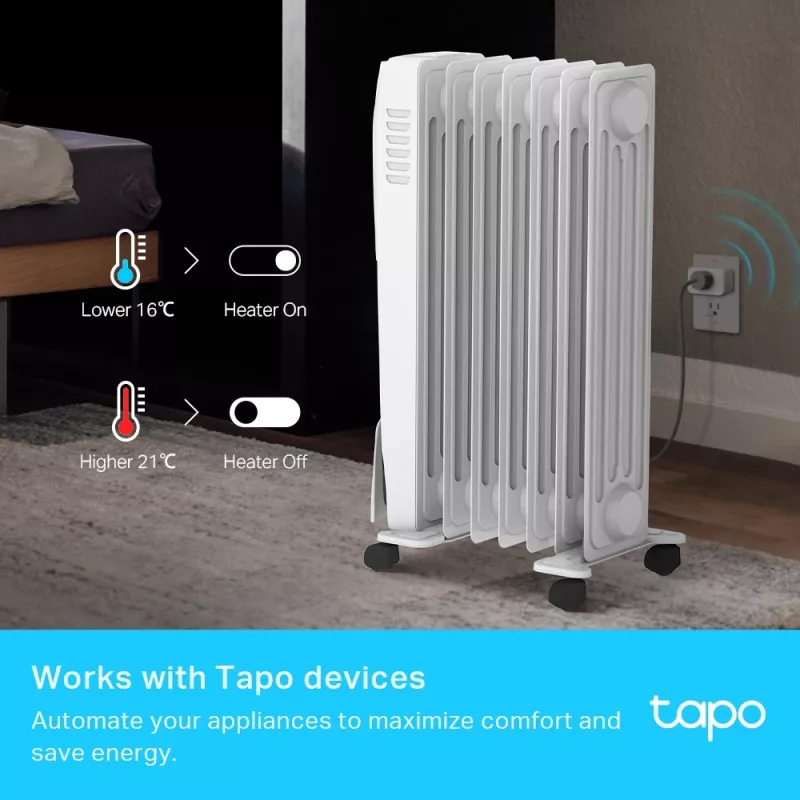 TP-Link Tapo inteligentný monitor teploty a vlhkosti, interiér, snímač teploty a vlhkosti, voľne stojaci, bezdrôtový, -20 - 60 °C, 0 - 99%