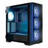 PC skriňa MODECOM Horizon ARGB FLOW MIDI čierna — podpora E-ATX, tvrdené sklo, ARGB, USB-C, max. GPU 400 mm