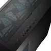 PC skriňa MODECOM Horizon ARGB FLOW MIDI čierna — podpora E-ATX, tvrdené sklo, ARGB, USB-C, max. GPU 400 mm