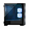 PC skriňa MODECOM Horizon ARGB FLOW MIDI čierna — podpora E-ATX, tvrdené sklo, ARGB, USB-C, max. GPU 400 mm