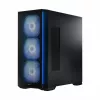 PC skriňa MODECOM Horizon ARGB FLOW MIDI čierna — podpora E-ATX, tvrdené sklo, ARGB, USB-C, max. GPU 400 mm