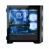 PC skriňa MODECOM Horizon ARGB FLOW MIDI čierna — podpora E-ATX, tvrdené sklo, ARGB, USB-C, max. GPU 400 mm