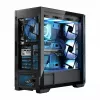 PC skriňa MODECOM Horizon ARGB FLOW MIDI čierna — podpora E-ATX, tvrdené sklo, ARGB, USB-C, max. GPU 400 mm