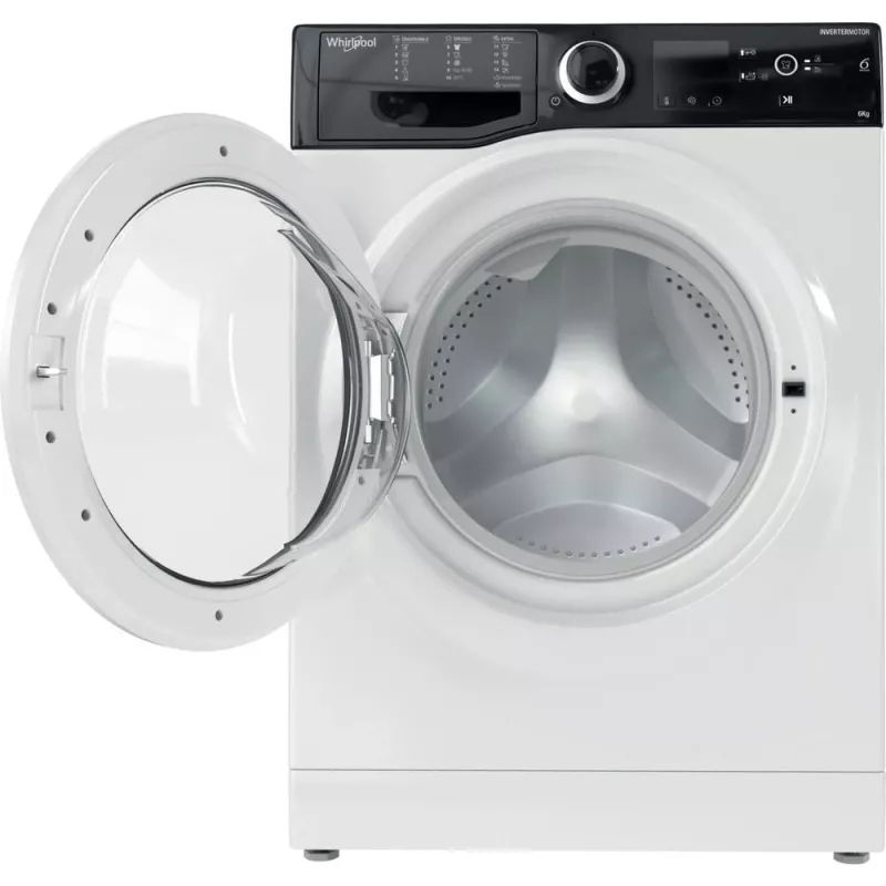 Whirlpool WRBSS 6249 S EU voľne stojaca úzka práčka s predným plnením 6 kg 1200 ot./min, energetická trieda C, biela
