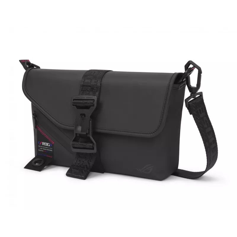ASUS ROG SLASH Sling Bag 2.0 polyester, polyuretán (PU), termoplastický polyuretán (TPU) čierna, modrá, ružová unisex cez rameno
