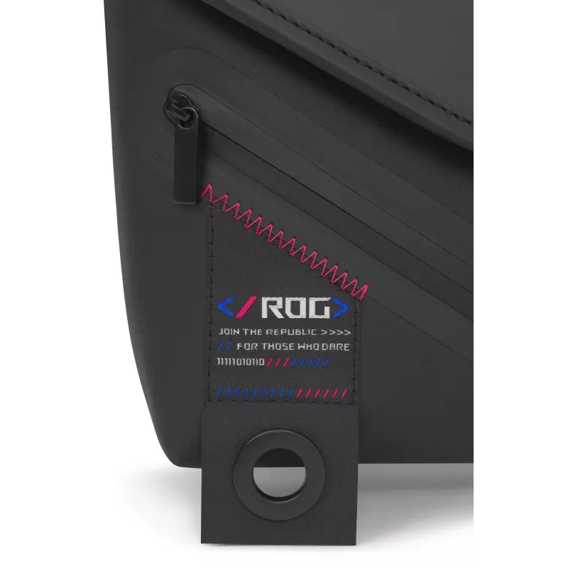 ASUS ROG SLASH Sling Bag 2.0 polyester, polyuretán (PU), termoplastický polyuretán (TPU) čierna, modrá, ružová unisex cez rameno