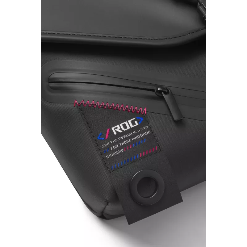 ASUS ROG SLASH Sling Bag 2.0 polyester, polyuretán (PU), termoplastický polyuretán (TPU) čierna, modrá, ružová unisex cez rameno