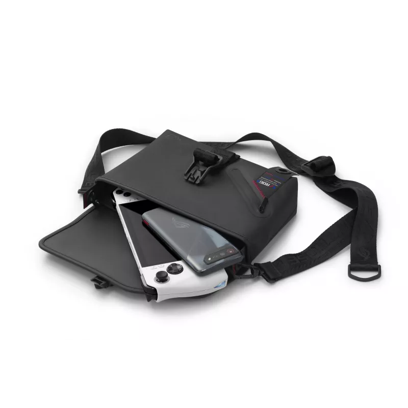 ASUS ROG SLASH Sling Bag 2.0 polyester, polyuretán (PU), termoplastický polyuretán (TPU) čierna, modrá, ružová unisex cez rameno
