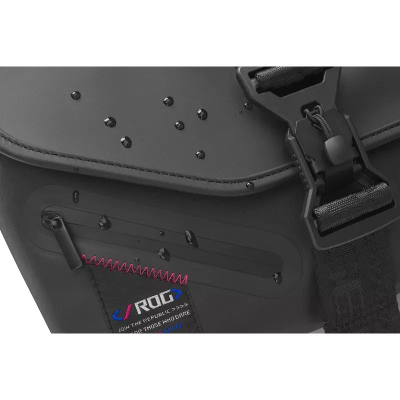 ASUS ROG SLASH Sling Bag 2.0 polyester, polyuretán (PU), termoplastický polyuretán (TPU) čierna, modrá, ružová unisex cez rameno