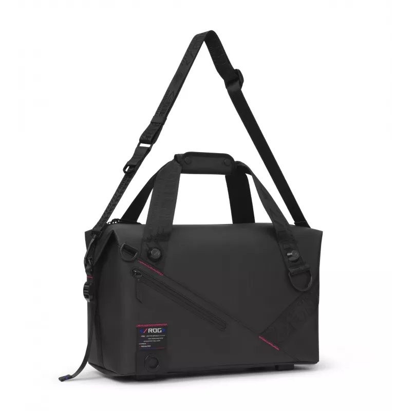 ASUS ROG SLASH Duffle Bag polyester, polyuretán (PU), termoplastický polyuretán (TPU) čierna pánska taška