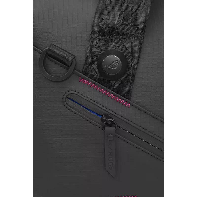 ASUS ROG SLASH Duffle Bag polyester, polyuretán (PU), termoplastický polyuretán (TPU) čierna pánska taška