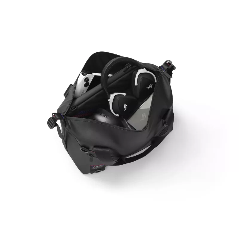 ASUS ROG SLASH Duffle Bag polyester, polyuretán (PU), termoplastický polyuretán (TPU) čierna pánska taška