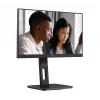 AOC 22E2UMF monitor VA 21,5 palca (54,6 cm), 1920 x 1080 Full HD, 75 Hz, 4 ms, HDMI, DisplayPort, VGA, USB rozbočovač, reproduktory, pivot, výškovo nastaviteľný, čierny