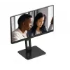 AOC 22E2UMF monitor VA 21,5 palca (54,6 cm), 1920 x 1080 Full HD, 75 Hz, 4 ms, HDMI, DisplayPort, VGA, USB rozbočovač, reproduktory, pivot, výškovo nastaviteľný, čierny