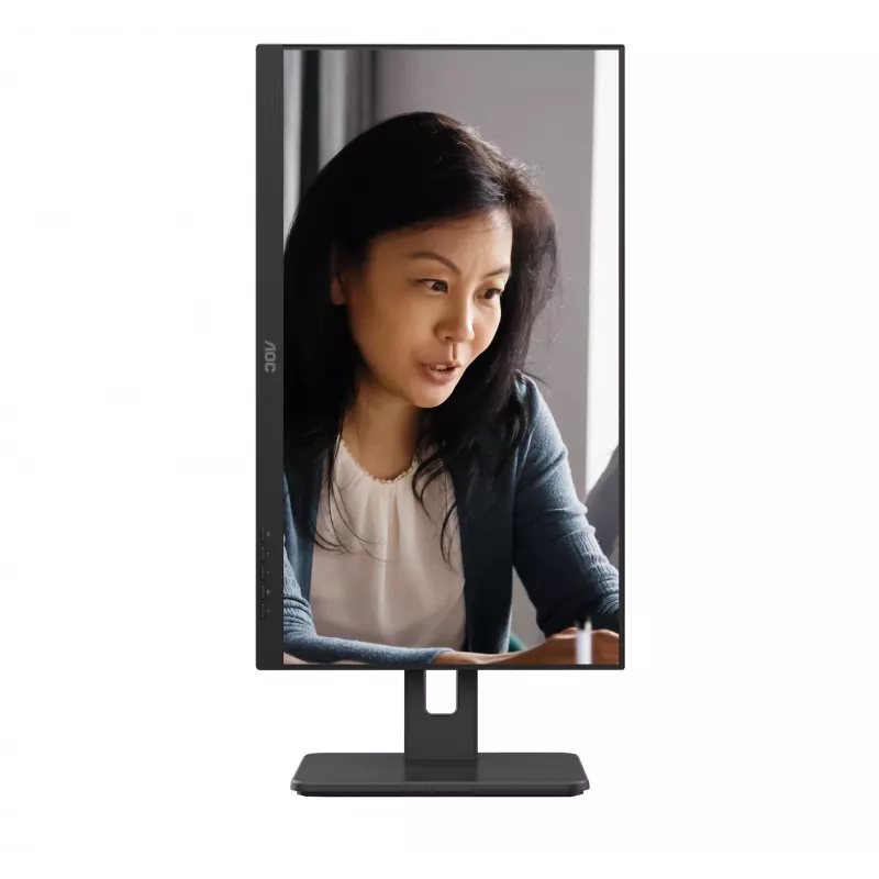AOC 22E2UMF monitor VA 21,5 palca (54,6 cm), 1920 x 1080 Full HD, 75 Hz, 4 ms, HDMI, DisplayPort, VGA, USB rozbočovač, reproduktory, pivot, výškovo nastaviteľný, čierny
