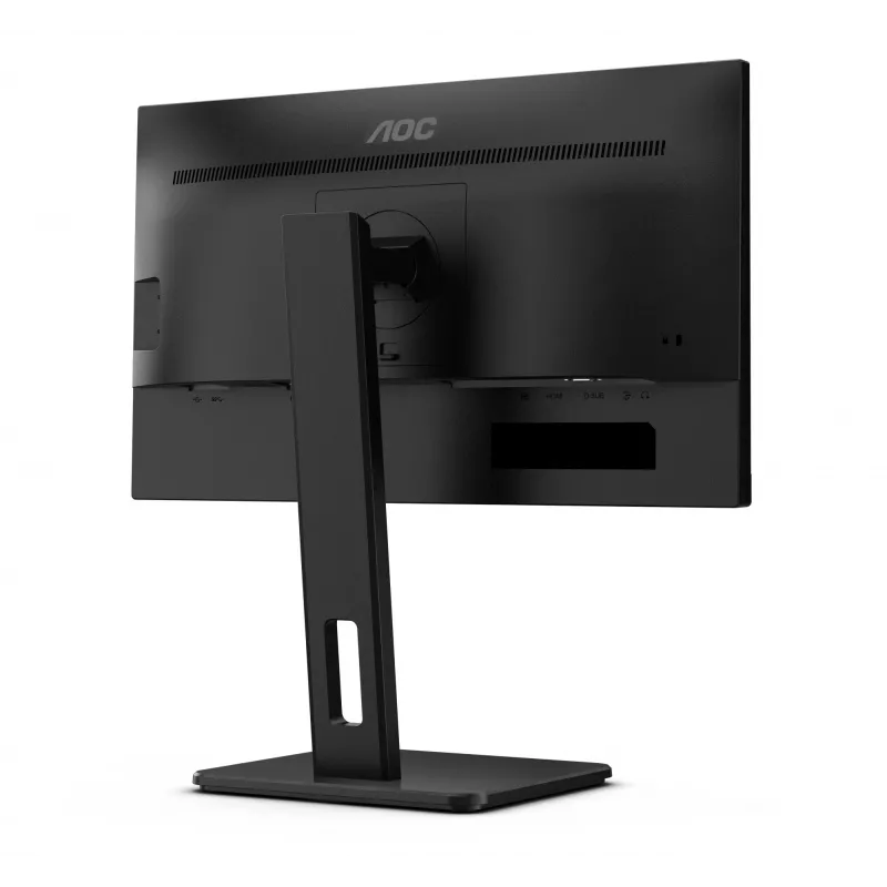 AOC 22E2UMF monitor VA 21,5 palca (54,6 cm), 1920 x 1080 Full HD, 75 Hz, 4 ms, HDMI, DisplayPort, VGA, USB rozbočovač, reproduktory, pivot, výškovo nastaviteľný, čierny