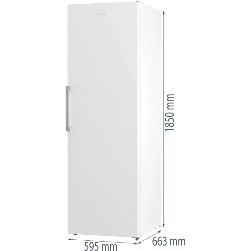 Gorenje chladnička R619EEW5 BK070B, 398 L, SN-N, 38 dB, E, biela