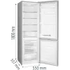 Gorenje HZS28862 RK4182PS4 RL_PRIL, 269 L, N-ST, 39 dB, 3.2 kg/24h, E, sivá