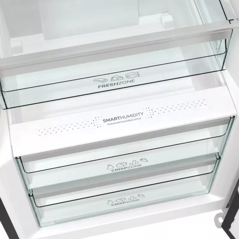 Gorenje R619EABK6 voľne stojaca chladnička, 398 l, LED displej, energetická trieda E, čierna