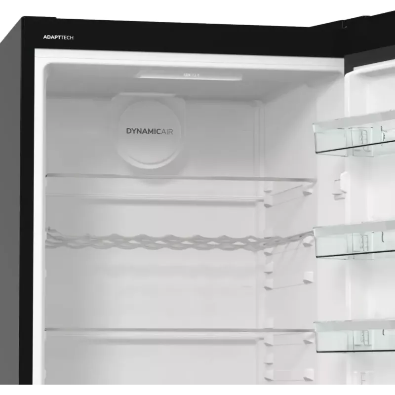 Gorenje R619EABK6 voľne stojaca chladnička, 398 l, LED displej, energetická trieda E, čierna