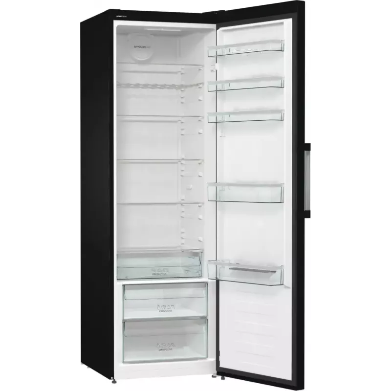 Gorenje R619EABK6 voľne stojaca chladnička, 398 l, LED displej, energetická trieda E, čierna